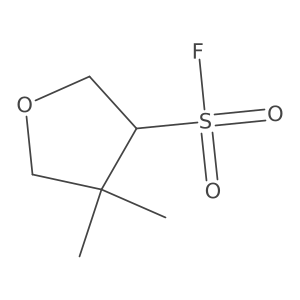 4,4-Dimethyloxolane-3-sulfonyl fluoride Structure