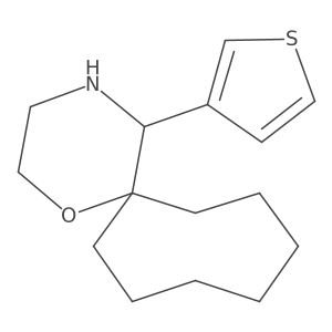 5-(Thiophen-3-yl)-1-oxa-4-azaspiro[5.7]tridecane结构式