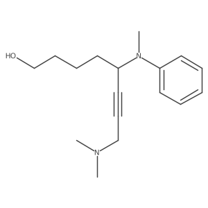 8-(Dimethylamino)-5-(methylphenylamino)-6-octyn-1-ol结构式