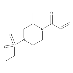 1-[(2R)-4-(ethanesulfonyl)-2-methylpiperazin-1-yl]prop-2-en-1-one结构式