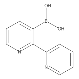 2,2'-Bipyridine-3-boronic acid结构式