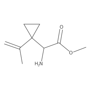 Methyl 2-amino-2-[1-(prop-1-en-2-yl)cyclopropyl]acetate Structure