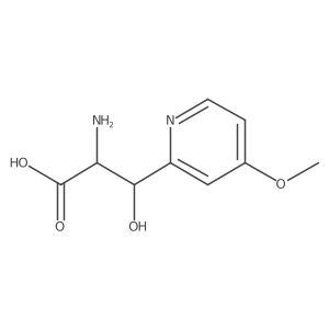 2-Amino-3-hydroxy-3-(4-methoxypyridin-2-yl)propanoic acid Structure