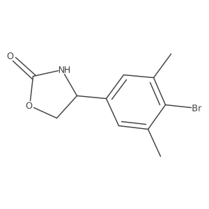 4-(4-Bromo-3,5-dimethylphenyl)-1,3-oxazolidin-2-one Structure