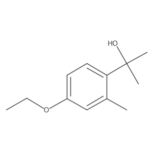 2-(4-Ethoxy-2-methylphenyl)propan-2-ol Structure