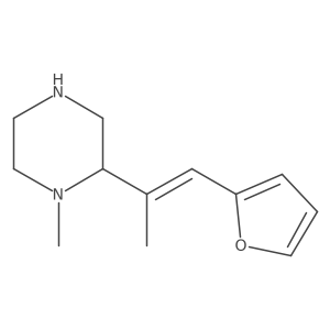 2-[1-(Furan-2-yl)prop-1-en-2-yl]-1-methylpiperazine结构式