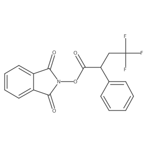 1,3-dioxo-2,3-dihydro-1H-isoindol-2-yl 4,4,4-trifluoro-2-phenylbutanoate结构式