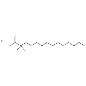 Lithium;3-[2-[2-(2-methoxyethoxy)ethoxy]ethoxy]-2,2-dimethylpropanoate Structure