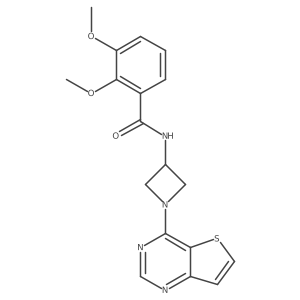 2,3-dimethoxy-N-(1-{thieno[3,2-d]pyrimidin-4-yl}azetidin-3-yl)benzamide Structure