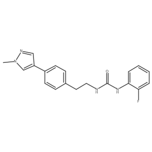 1-(2-fluorophenyl)-3-{2-[4-(1-methyl-1H-pyrazol-4-yl)phenyl]ethyl}urea结构式