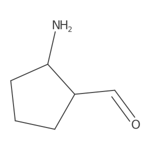 2-Aminocyclopentane-1-carbaldehyde结构式