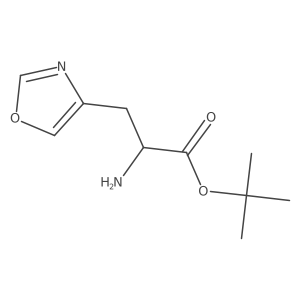 Tert-butyl 2-amino-3-(1,3-oxazol-4-yl)propanoate Structure