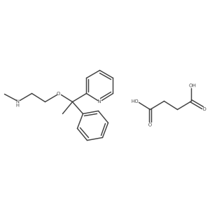 N-desmethyl-Doxylamine (succinate)结构式