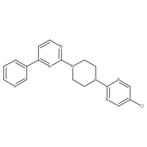 2-[4-(5-Chloropyrimidin-2-yl)piperazin-1-yl]-4-(pyridin-3-yl)pyrimidine Structure