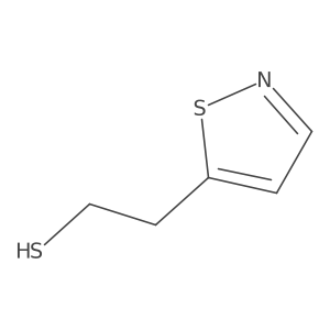 2-(1,2-Thiazol-5-yl)ethane-1-thiol结构式