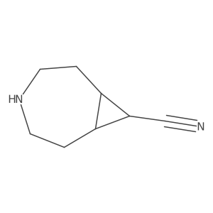 (1R,7S,8R)-4-azabicyclo[5.1.0]octane-8-carbonitrile Structure