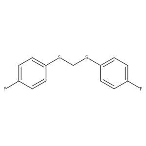 Bis[(4-fluorophenyl)thio]methane结构式