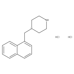1-(Naphthalen-1-ylmethyl)piperazine dihydrochloride结构式