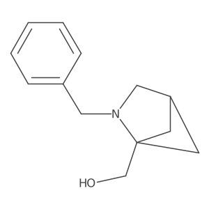 {2-Benzyl-2-azabicyclo[2.1.1]hexan-1-yl}methanol Structure