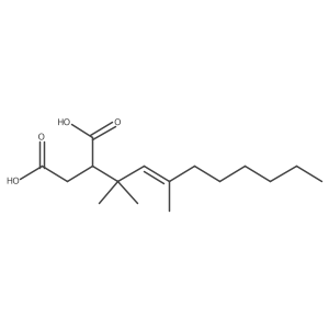 (1,1,3-Trimethyl-2-nonenyl)butanedioic acid结构式