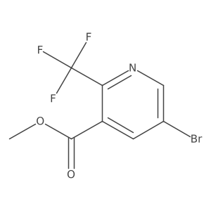 Methyl 5-bromo-2-(trifluoromethyl)nicotinate Structure