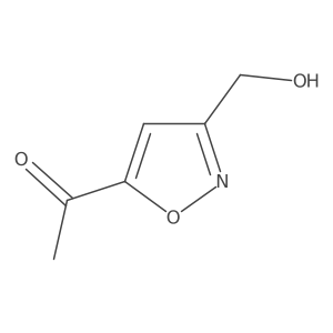 1-(3-(Hydroxymethyl)isoxazol-5-yl)ethanone Structure