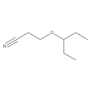 3-(Pentan-3-yloxy)propanenitrile结构式