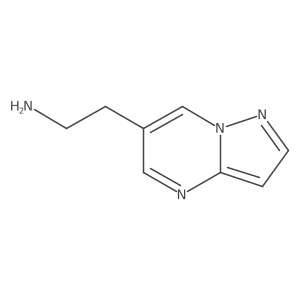 2-{Pyrazolo[1,5-a]pyrimidin-6-yl}ethan-1-amine Structure