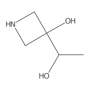 3-(1-Hydroxyethyl)azetidin-3-ol Structure