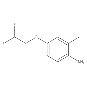 4-(2,2-Difluoroethoxy)-2-methylaniline Structure