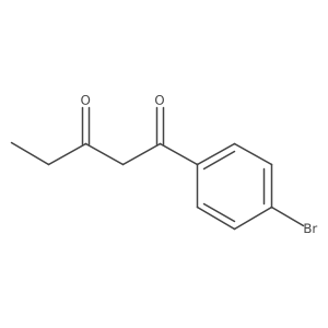 1-(4-Bromophenyl)pentane-1,3-dione Structure