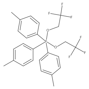 Phosphorane, tris(4-methylphenyl)bis(2,2,2-trifluoroethoxy)- Structure