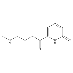 6-[4-(Methylamino)-1-oxobutyl]-2(1H)-pyridinone结构式