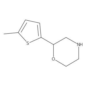 2-(5-Methylthiophen-2-yl)morpholine结构式