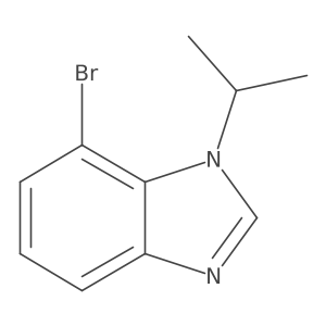 7-bromo-1-(propan-2-yl)-1H-1,3-benzodiazole Structure