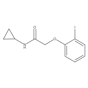 N-cyclopropyl-2-(2-iodophenoxy)acetamide Structure