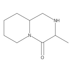 3-methylhexahydro-1H-pyrido[1,2-a]pyrazin-4(6H)-one Structure