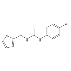 1-(4-Aminophenyl)-3-(furan-2-ylmethyl)urea Structure