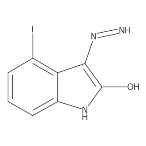 3-Hydrazono-4-iodoindolin-2-one结构式