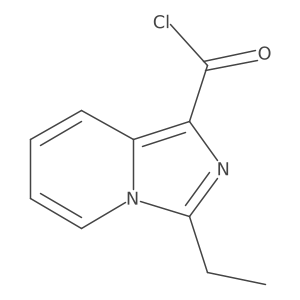 3-Ethylimidazo[1,5-a]pyridine-1-carbonyl chloride结构式