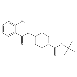 Tert-butyl 4-[(2-aminophenyl)carbonyloxy]piperidine-1-carboxylate Structure