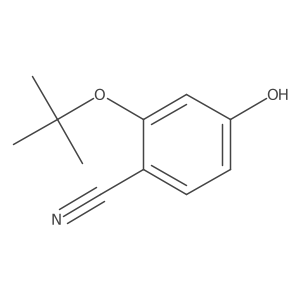 2-(Tert-butoxy)-4-hydroxybenzonitrile Structure