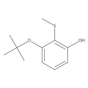 3-(Tert-butoxy)-2-(methylsulfanyl)phenol结构式