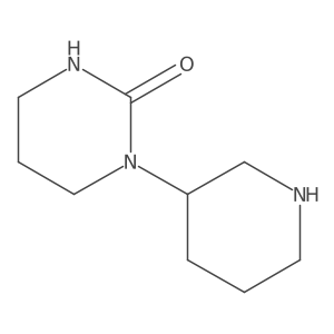 1-(piperidin-3-yl)tetrahydropyrimidin-2(1H)-one结构式
