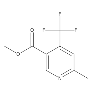 Methyl 6-methyl-4-(trifluoromethyl)nicotinate Structure