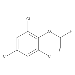 1,3,5-Trichloro-2-(difluoromethoxy)benzene Structure