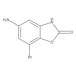 5-Amino-7-bromobenzo[d]oxazol-2(3H)-one结构式