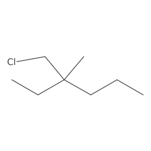 3-(Chloromethyl)-3-methylhexane Structure