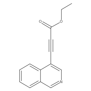 Ethyl 3-(isoquinolin-4-yl)prop-2-ynoate Structure