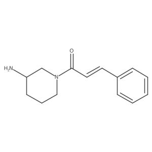 1-(3-Aminopiperidin-1-yl)-3-phenylprop-2-en-1-one Structure